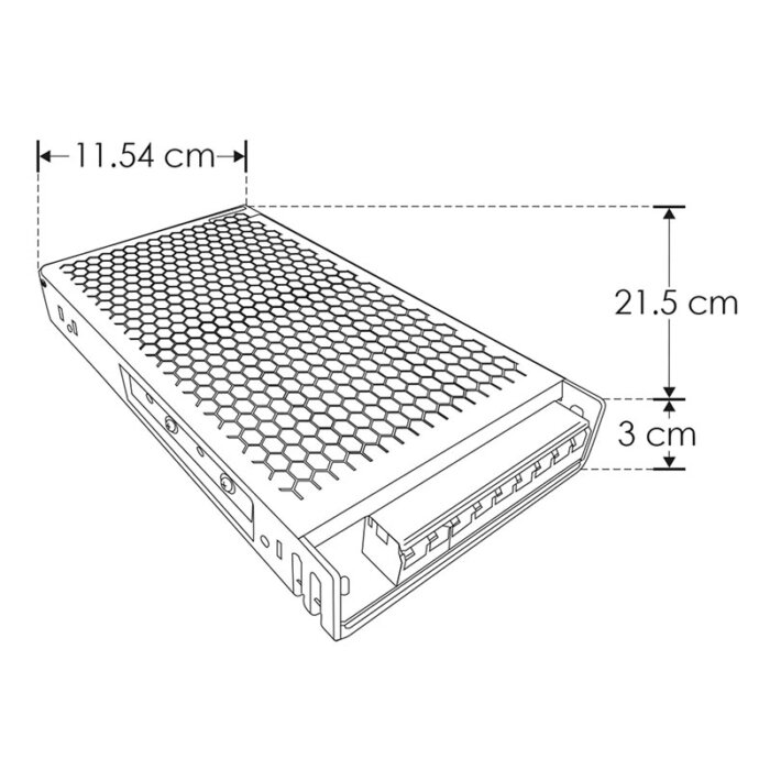 FUENTE DE PODER 280W SALIDA 24V IP 20 - Image 2