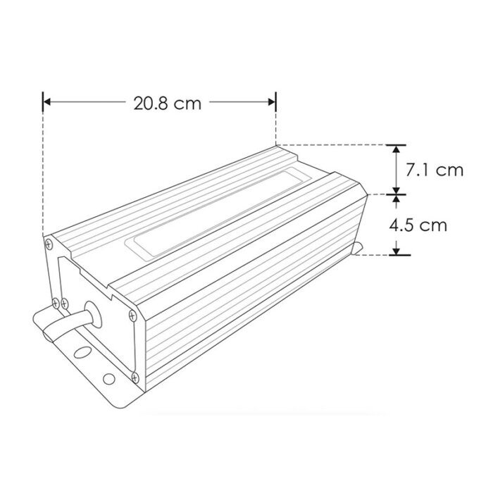 FUENTE PARA LED  24 VCD 100-240V 100W - Image 2
