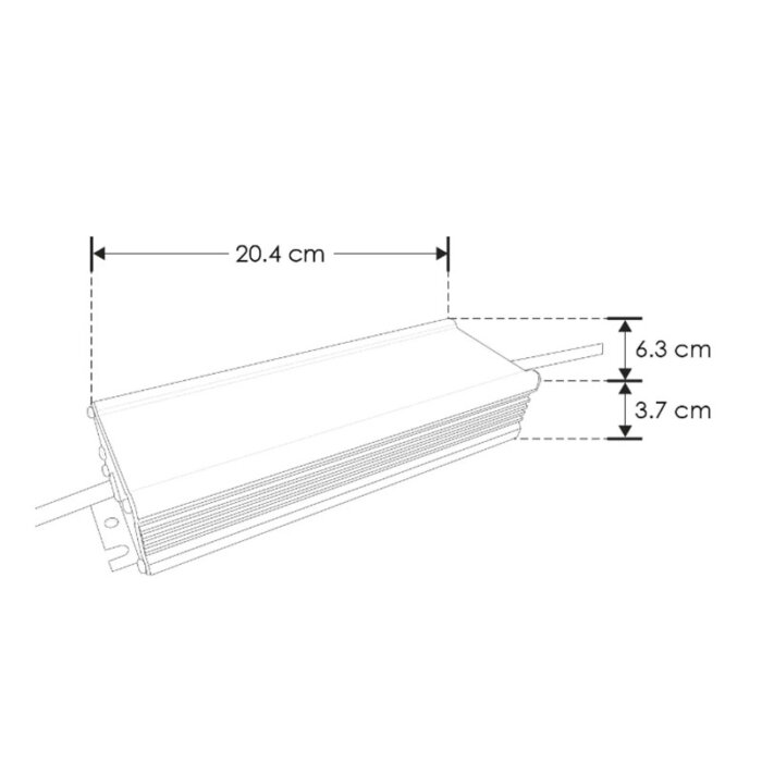 FUENTE PARA LED  24 VCD 100-240V 200W - Image 2
