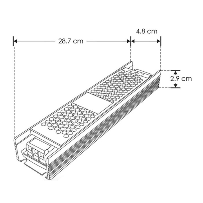 FUENTE ALIM P/TIRA LED ATENUABLE 200W - Image 2