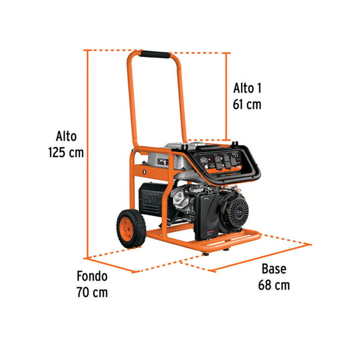 Generador portátil 5.5 kW motor a gasolina - Image 2